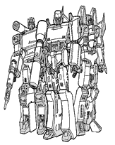 coloriage 3 transformers